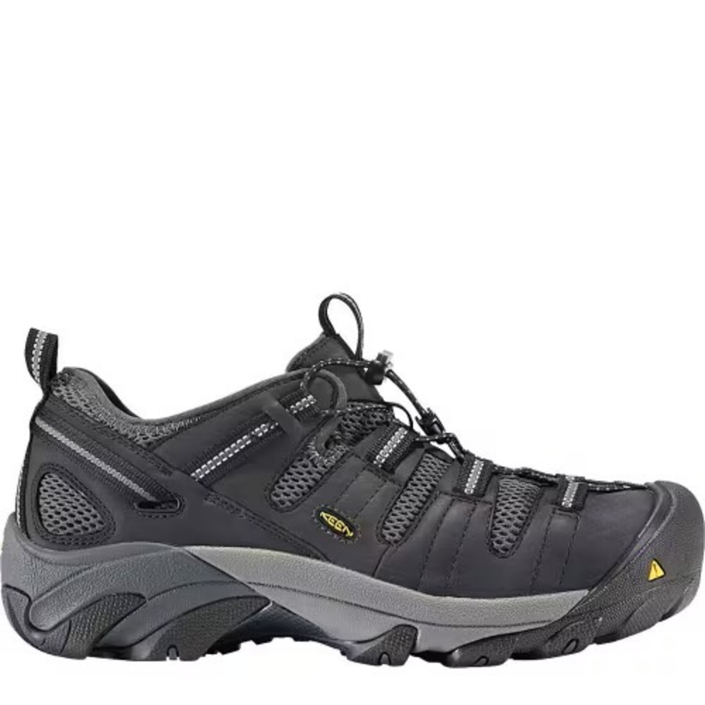 Keen Atlanta Cool Mens Size 11 Steel Toe EH Oil/Slip Resistant Work Black Shoes